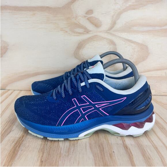 Asics - Gel-Kayano 27 - Running Shoes - Blue- Women's - 8 - 1012A849 - Picture 3 of 9